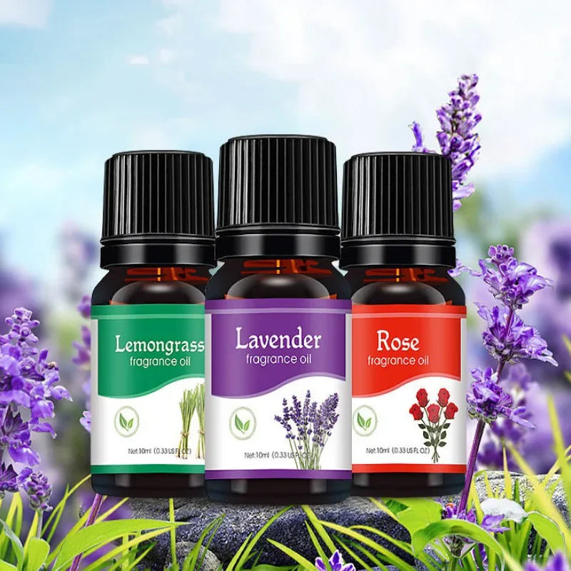 1/2Pcs 10ml Air Freshener Car Perfume Refill Essential Oils for Aroma Diffuser Fragrance Humidifier Essential Oil Freshener