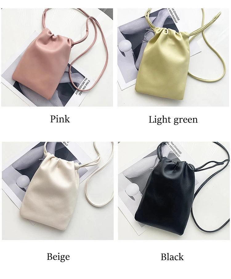 Women Handbags Female Pu Leather Shoulder Bags Luxury Large Capacity Crossbody Bags Solid Flap for Women Portable Phone Purse