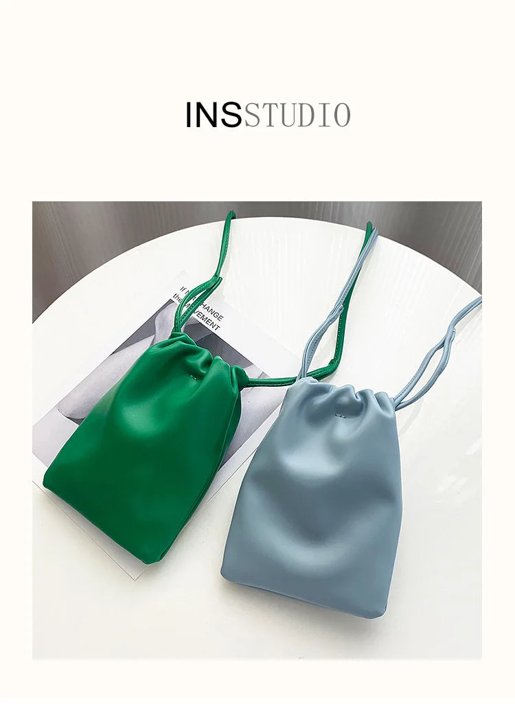 Women Handbags Female Pu Leather Shoulder Bags Luxury Large Capacity Crossbody Bags Solid Flap for Women Portable Phone Purse