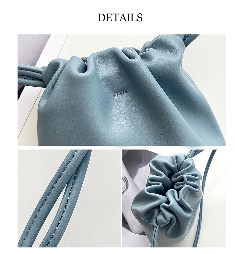 Women Handbags Female Pu Leather Shoulder Bags Luxury Large Capacity Crossbody Bags Solid Flap for Women Portable Phone Purse