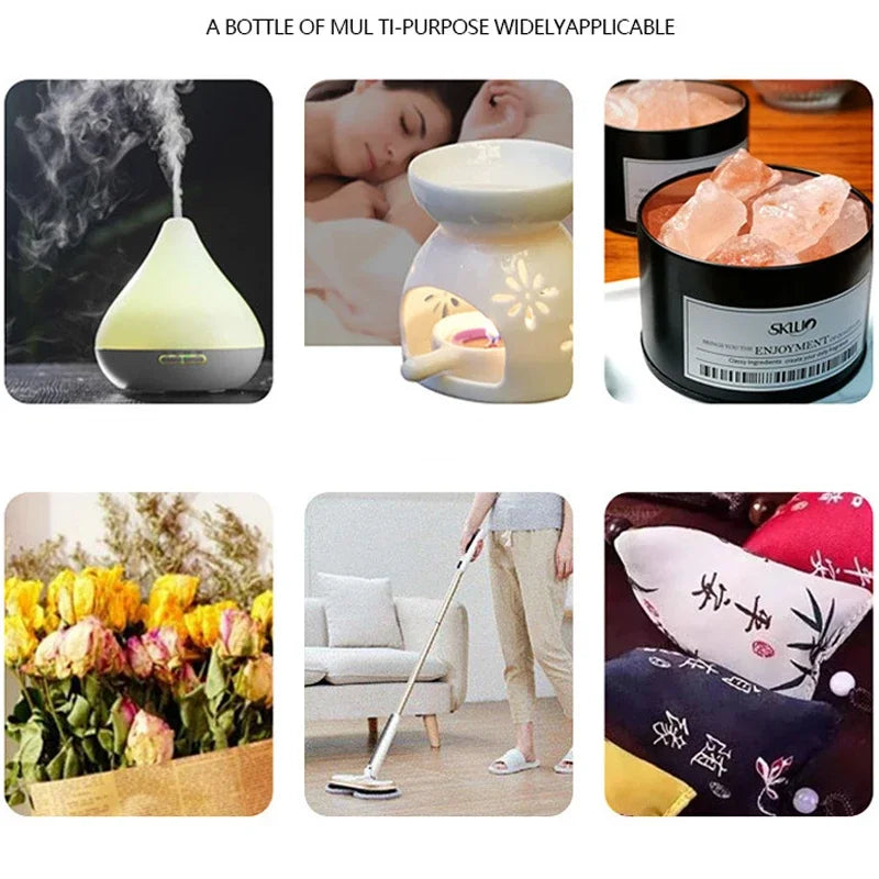 1/2Pcs 10ml Air Freshener Car Perfume Refill Essential Oils for Aroma Diffuser Fragrance Humidifier Essential Oil Freshener